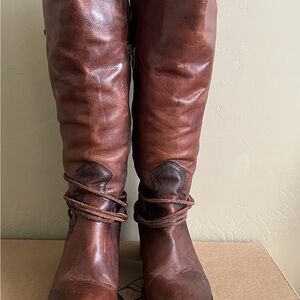 Women's Brown Leather Boots
